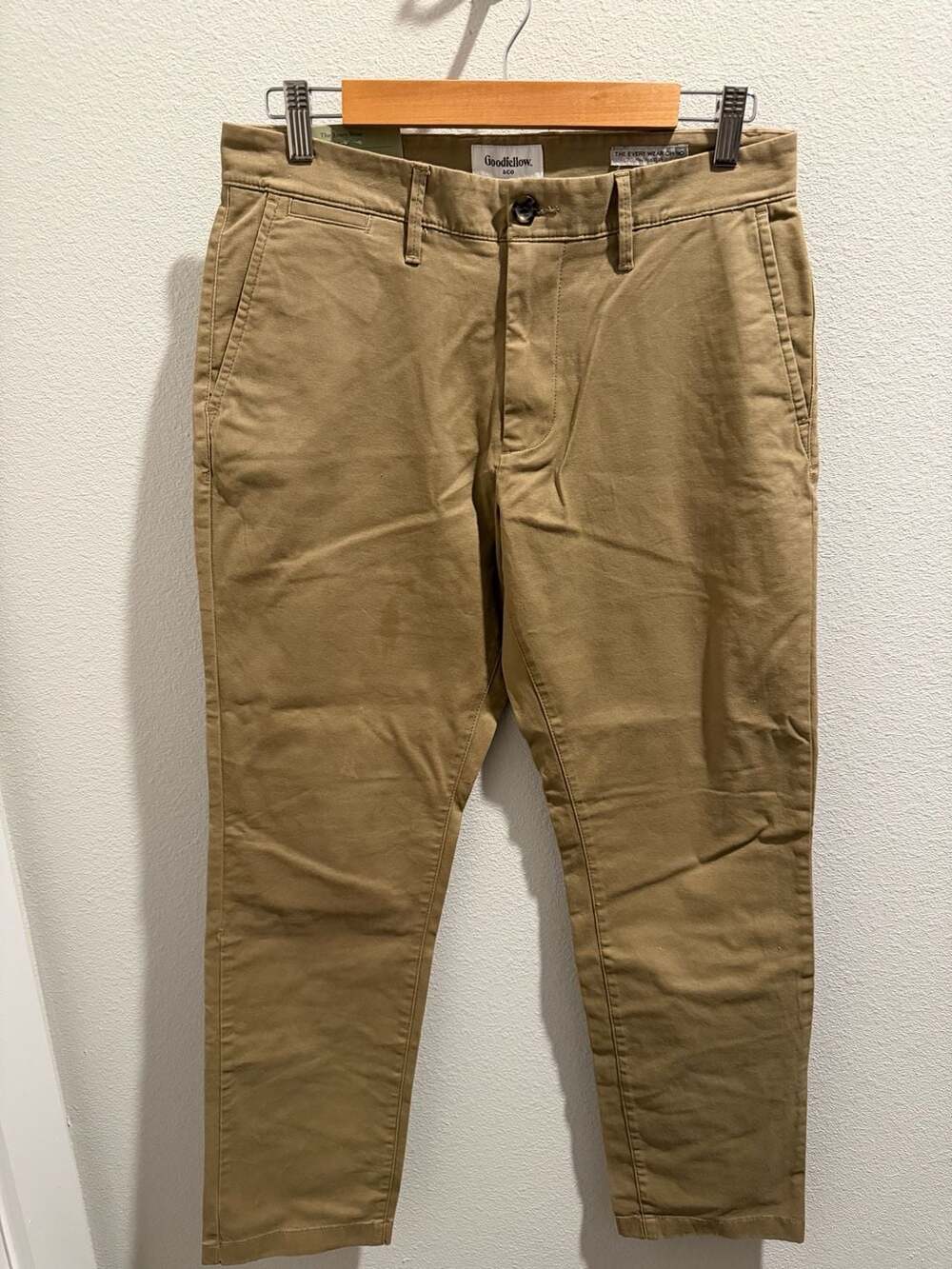 Goodfellow & Co. The Every Wear Chino Athletic Fit Khaki Pants